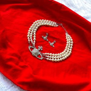 Vivienne Westwood Large Pearl Choker Sets