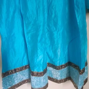 Blue Anarkali Kurti