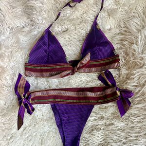 Marathi Mulgi Purple Bikini