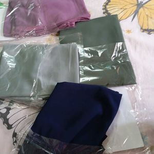 Cap Attached Heavy Chiffon