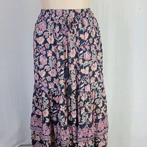 New Layer Printed Skirt