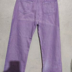 Women Purple Jeans