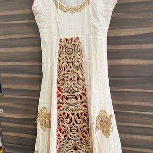 Floor Length Cotton Ethnic Gown