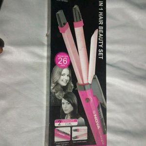 2 in1 Beauty Set Straight And Curl