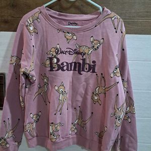 Pantaloons Sweat Shirt With Bambi Print