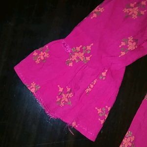 Floral Embroidered Kurti