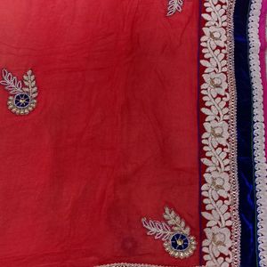 Double Shade Saree