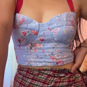 Floral Cropped Top