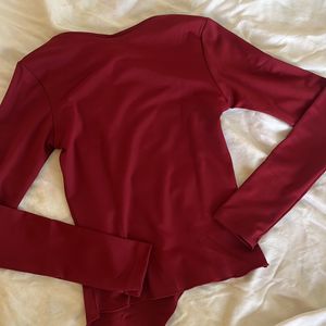 Burgundy Newme Top