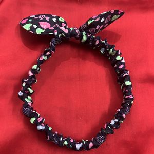 Heart Printed Hair Band