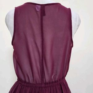 Maroon Dress