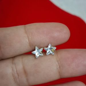 Star Shape Studs Silver