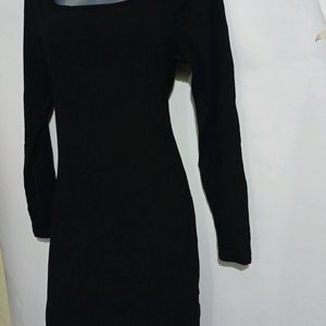 BEAUTIFUL MIDI BLACK DRESS