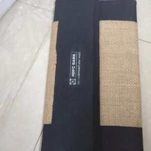 Cheque Book Holder Jute