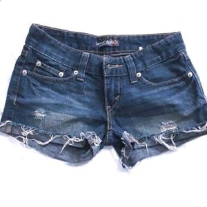 Blue Denim Shorts