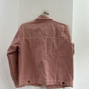 Denim Jacket- Peach