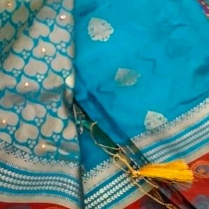 Brand New Silk Saree With Blouse Piece