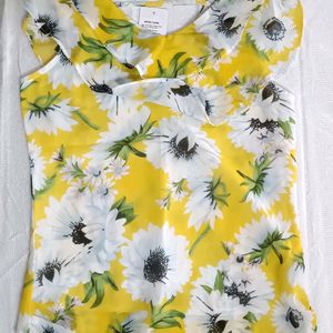 Floral Print Vintage Top