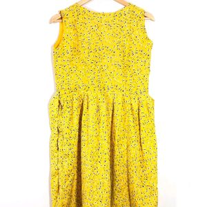 YELLOW PRINTED DRESSES