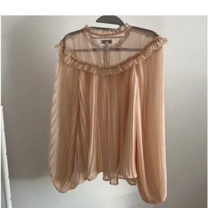 Beige formal Top