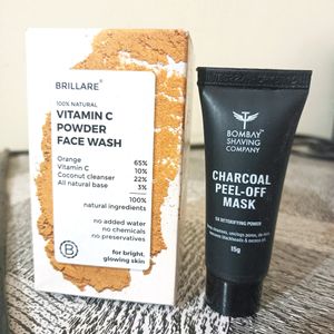 Vitamin C Face Wash Powder + Peel Off Mask