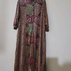 Mauve A line Kurti