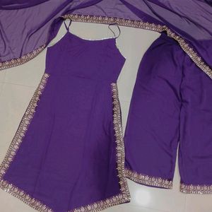 Purple Viral Trending Suit Set