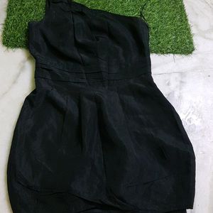 Zara Basic 1 Shoulder Mini Dress!