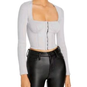 Square Neck Corset Top