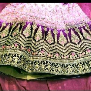 🩷 Pink Lehnga Double Cancan Layer