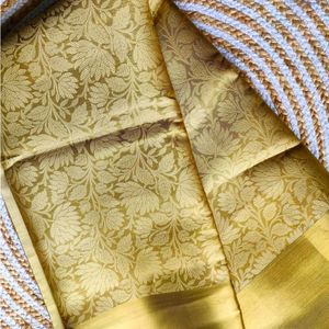 New Without Tag- Banarasi Tissue Silk Saree