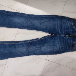 Blue Bootcut Jeans