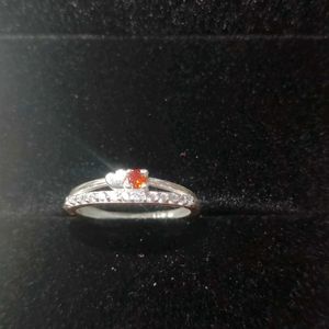 Pure Silver Moctal Ring