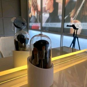 Rotating Makeup Brush Organizer