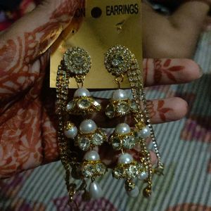 Pearl Latkan Earrings