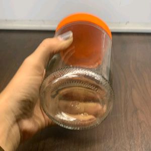 Glass Jar Wirh Lid