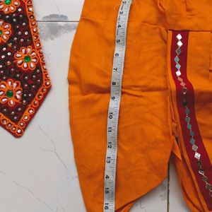 Orange Navratri Outfits For Kids. Please See Measurements Before Buying