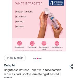 Cetaphil Brightness Refresh Toner With Niacinamide