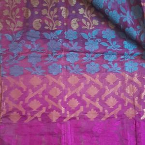 Zari Border Saree