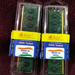 Dolgix 4GB DDR3 RAM | 1333MHz Desktop Memory