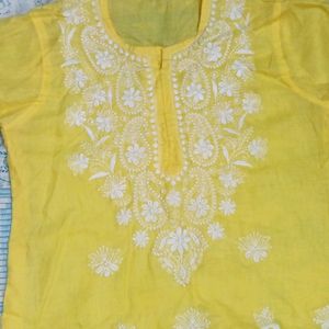 Chikankari Cotton Kurta