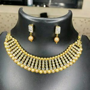 Gold Premium Jewellery Sat For Woman