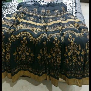 Beautiful Navratri Skirt Soft Broket Fabrik