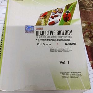 Objective Of Biology By Dinesh For Neet