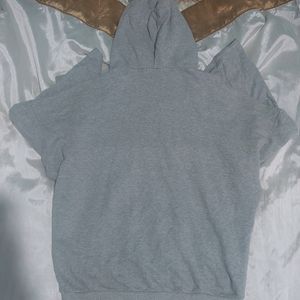 Grey Oversized Hoodie