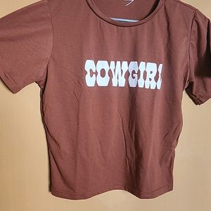 Cowgirl Brown Top