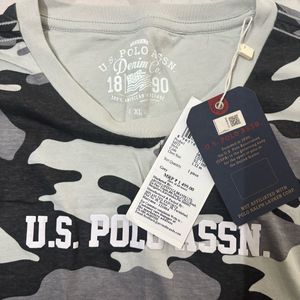 NEW U.S. Polo Assn. Camouflage Printed Tshirt