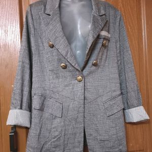 Grey Colour Blazer