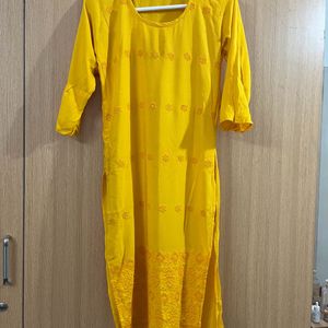 Yellow Haldi Kurta