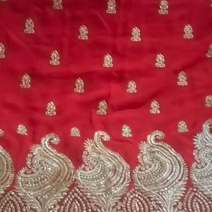 Mirror Work Heavy Saree Blouse Bangles